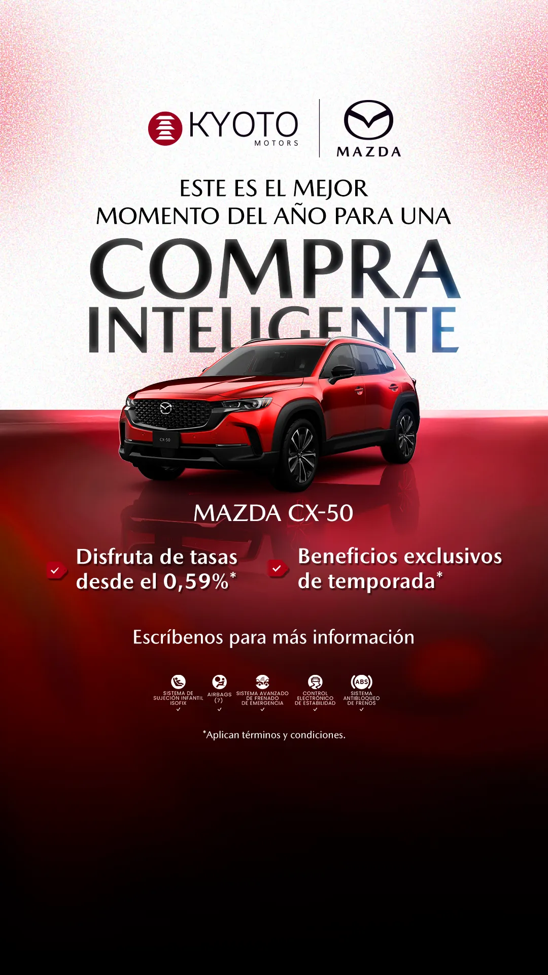 Reel Campaña Enero-Febrero – MAZDA CX-50 - Expertos en vehículos Mazda - Kyoto Motors - Home