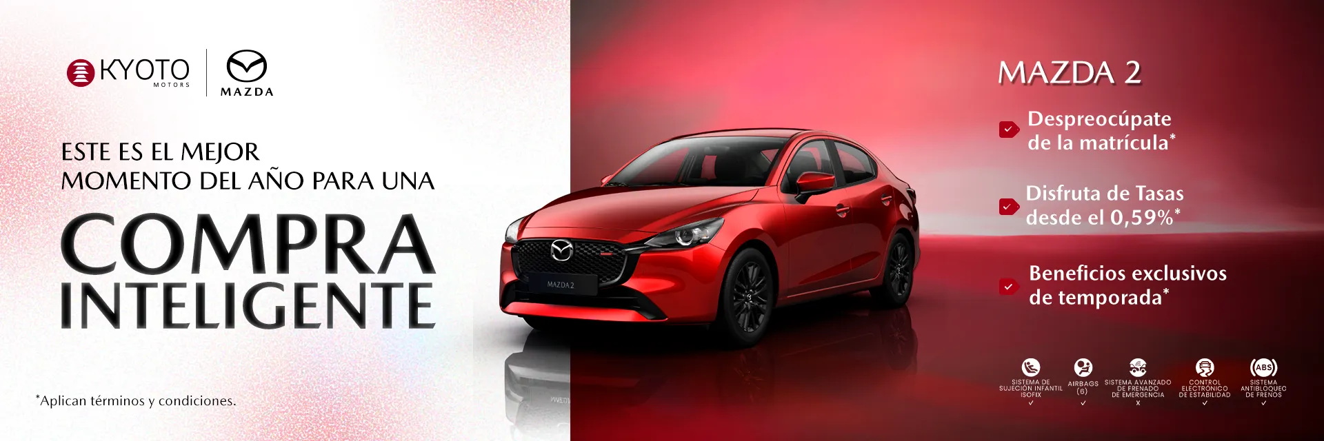 Web Campaña Enero-Febrero – MAZDA 2 SEDAN - Expertos en vehículos Mazda - Kyoto Motors - Home