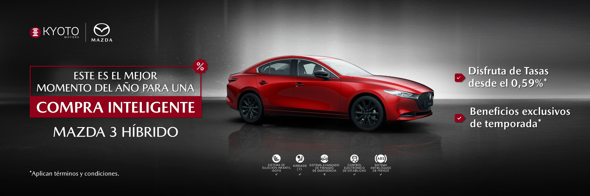 web MAZDA 3 HÍBRIDO - Expertos en vehículos Mazda - Kyoto Motors - Home