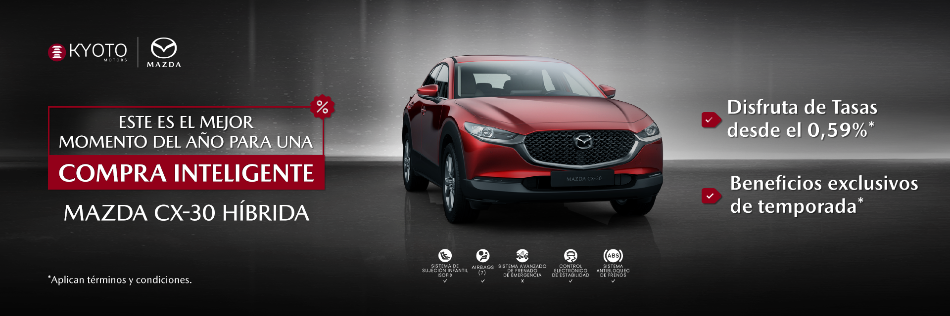 web MAZDA CX-30 hibrida - Expertos en vehículos Mazda - Kyoto Motors - Home