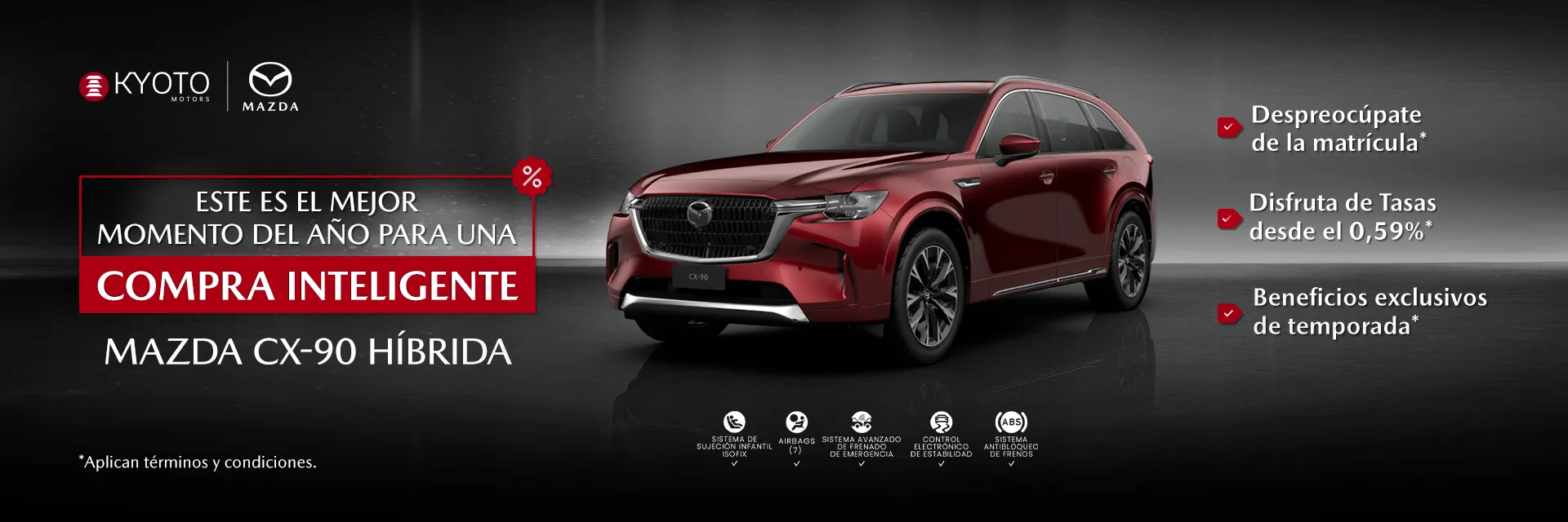 web MAZDA CX-90 HÍBRIDA - Expertos en vehículos Mazda - Kyoto Motors - Home